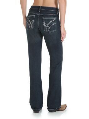 Wrangler Q-Baby Riding Jean #WRQ20AU Size 11/12 x34 Western Bootcut Denim